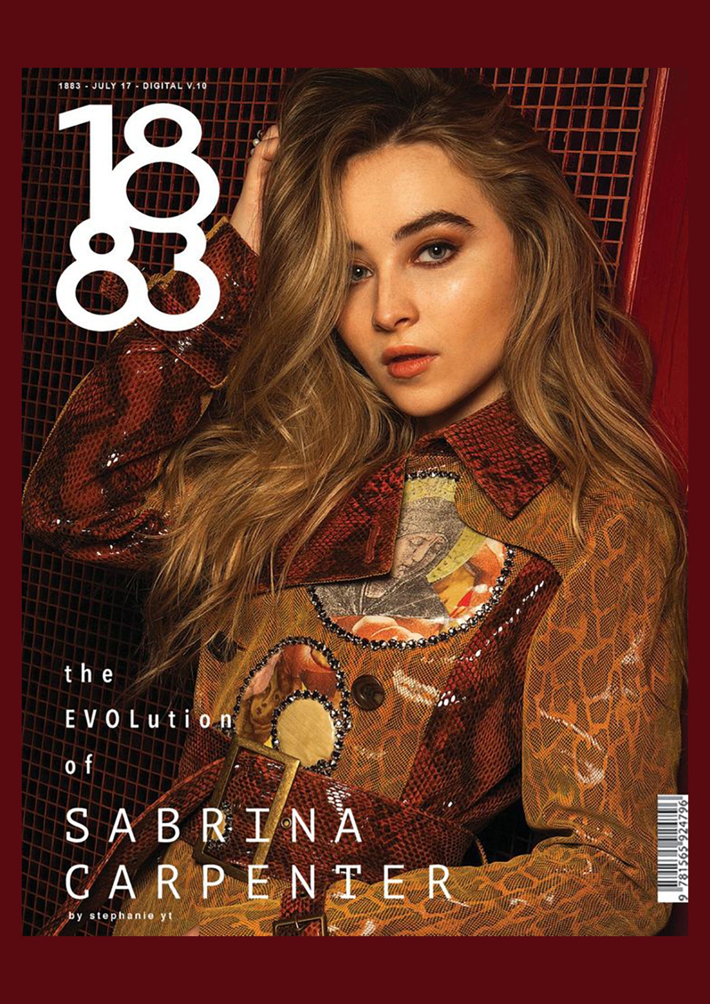 Sabrina Carpenter - 1883 Magazine Cover Print - July 2017 (A4)
