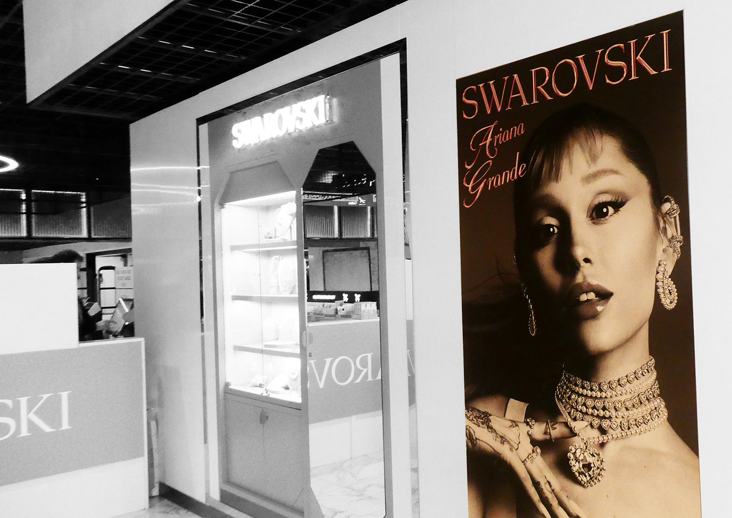 Ariana Grande - Swarovski Advert @ Milan Airport - November 2025 (A4)