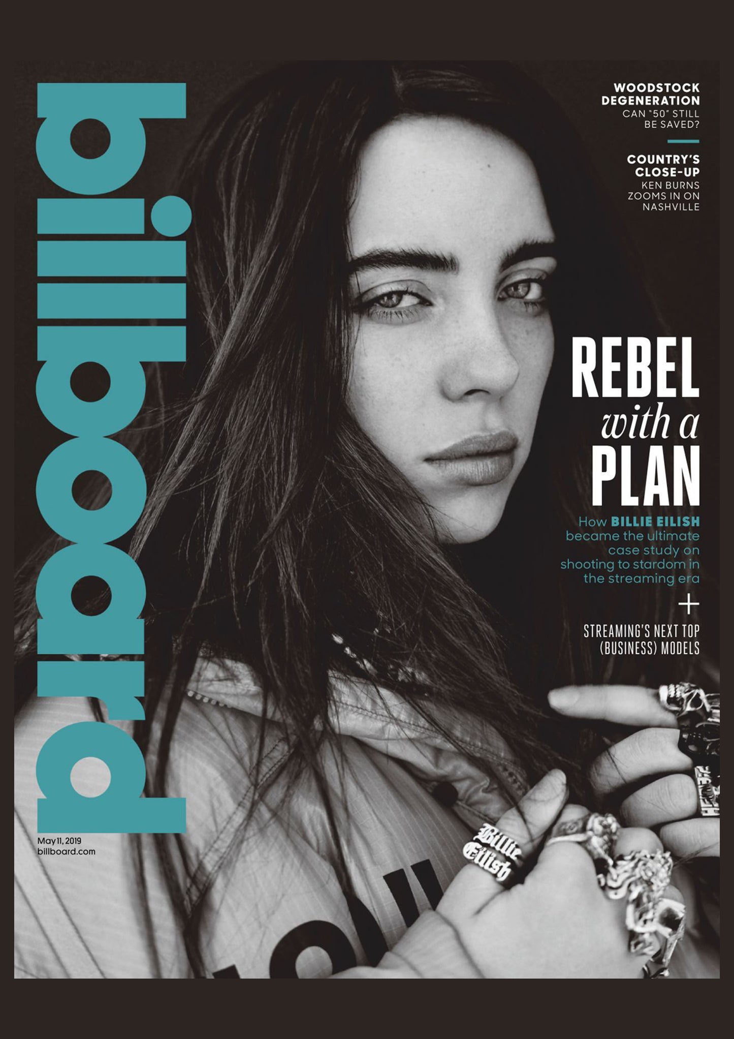 Billie Eilish - Billboard Magazine Cover Print - May 2019 (A4)