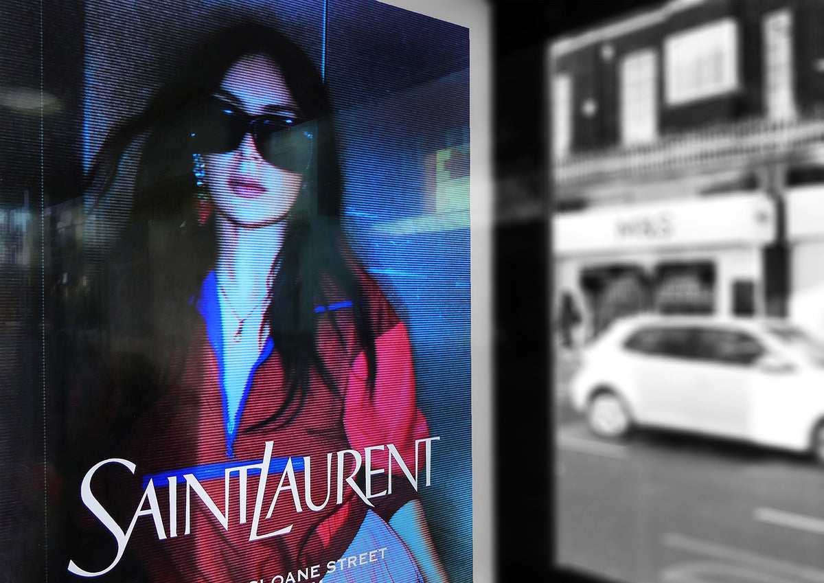Charli xcx - Saint Laurent Advert Poster @ King's Road - Print