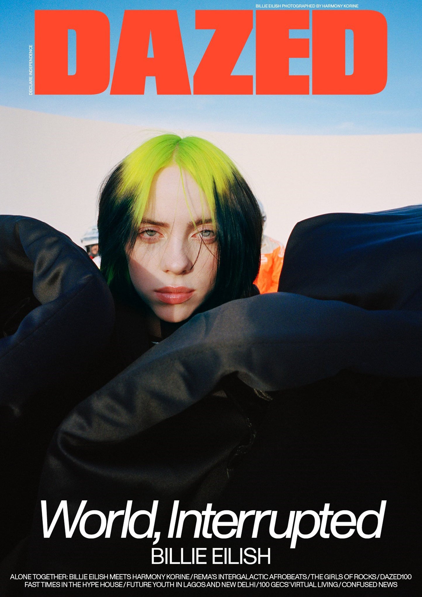 Billie Eilish - Dazed Magazine Cover Print - Spring / Summer 2020 (A4)