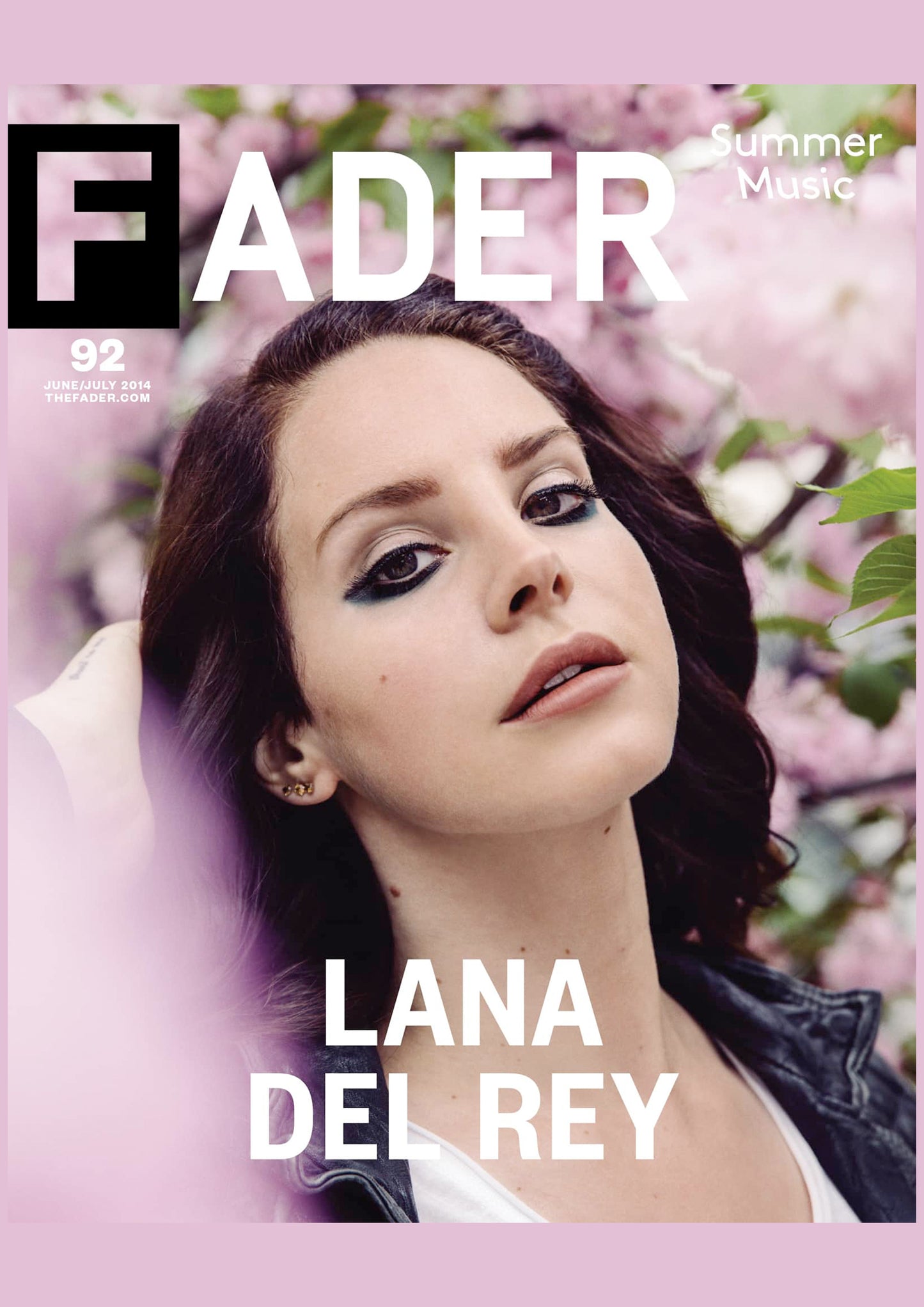 Lana Del Rey - Fader Magazine Cover Print - June / July 2014 (A4)