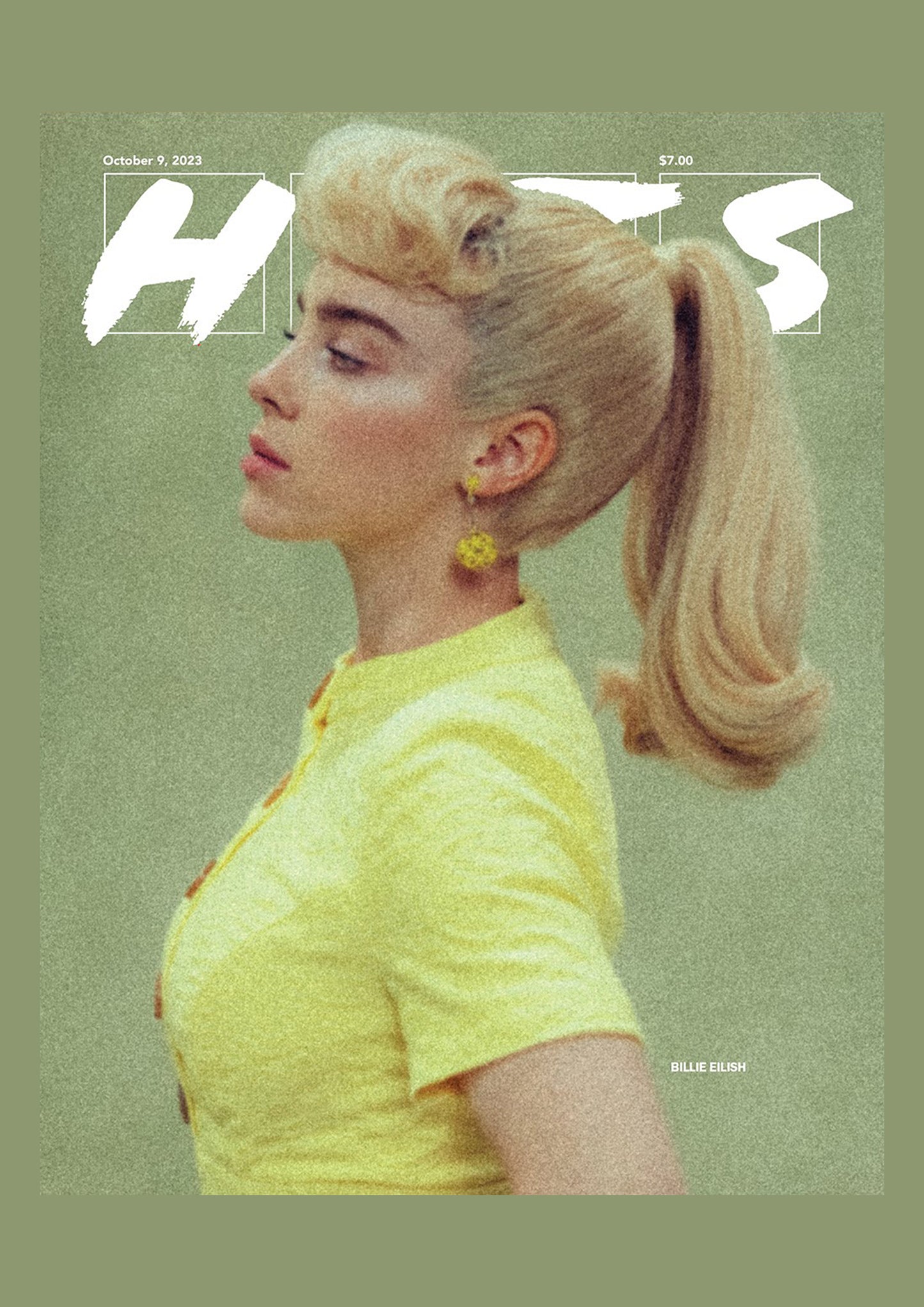 Billie Eilish - Hits Magazine Cover Print - October 2023 (A4)