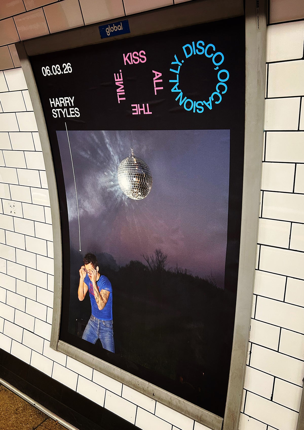 Harry Styles - Kiss All The Time, Disco Occasionally - Tube Poster - March 2026