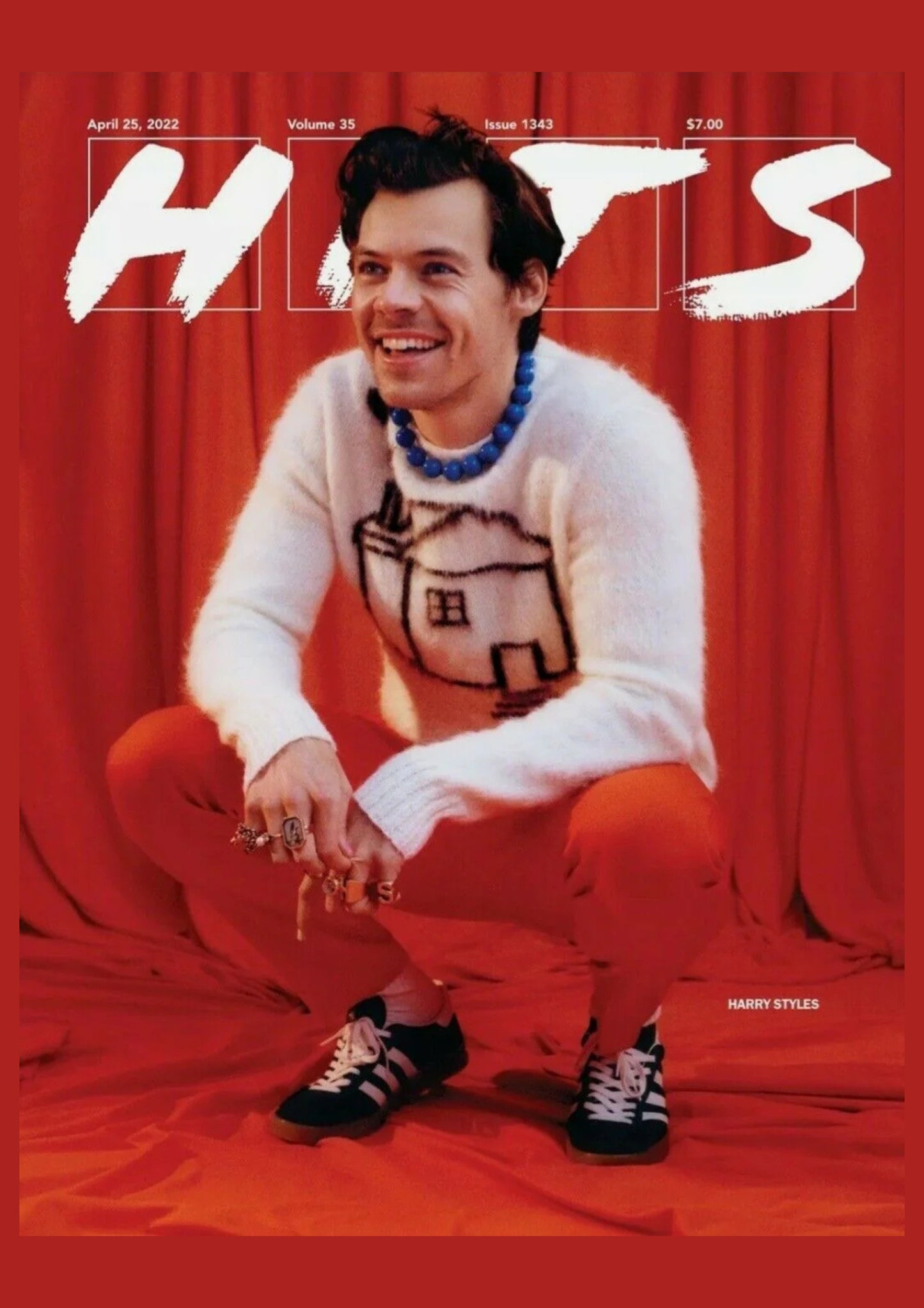 Harry Styles - Hits Magazine Cover Print - April 2022 (A4)