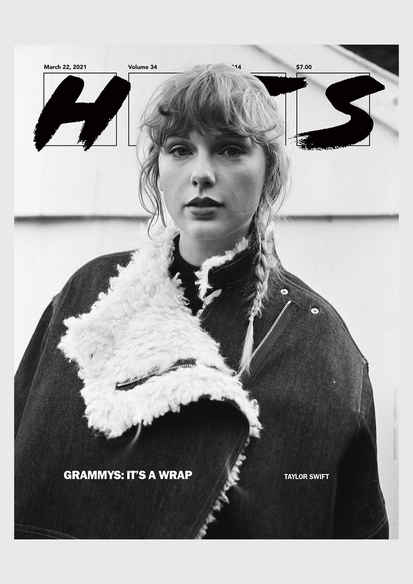 Taylor Swift - Hits Magazine Cover Print - March 2021 (A4)