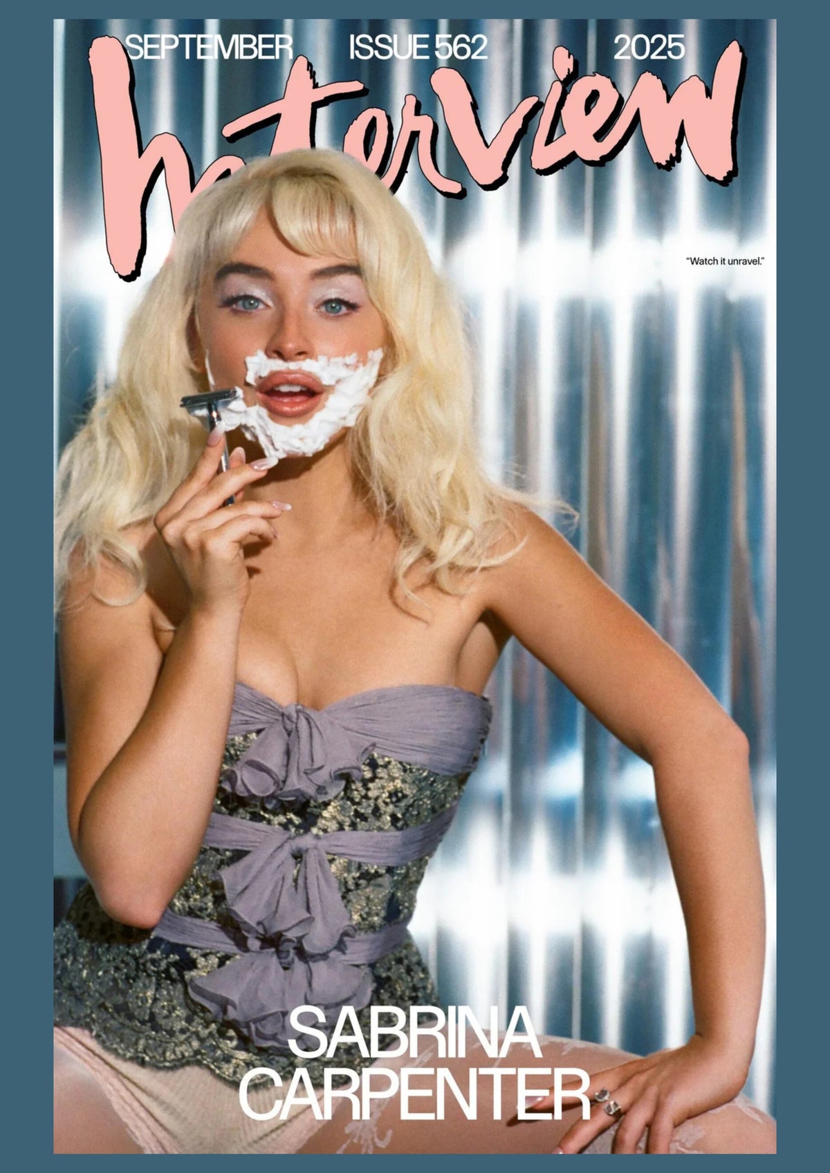 Sabrina Carpenter - Interview Magazine Cover Print - September 2025 (A4)
