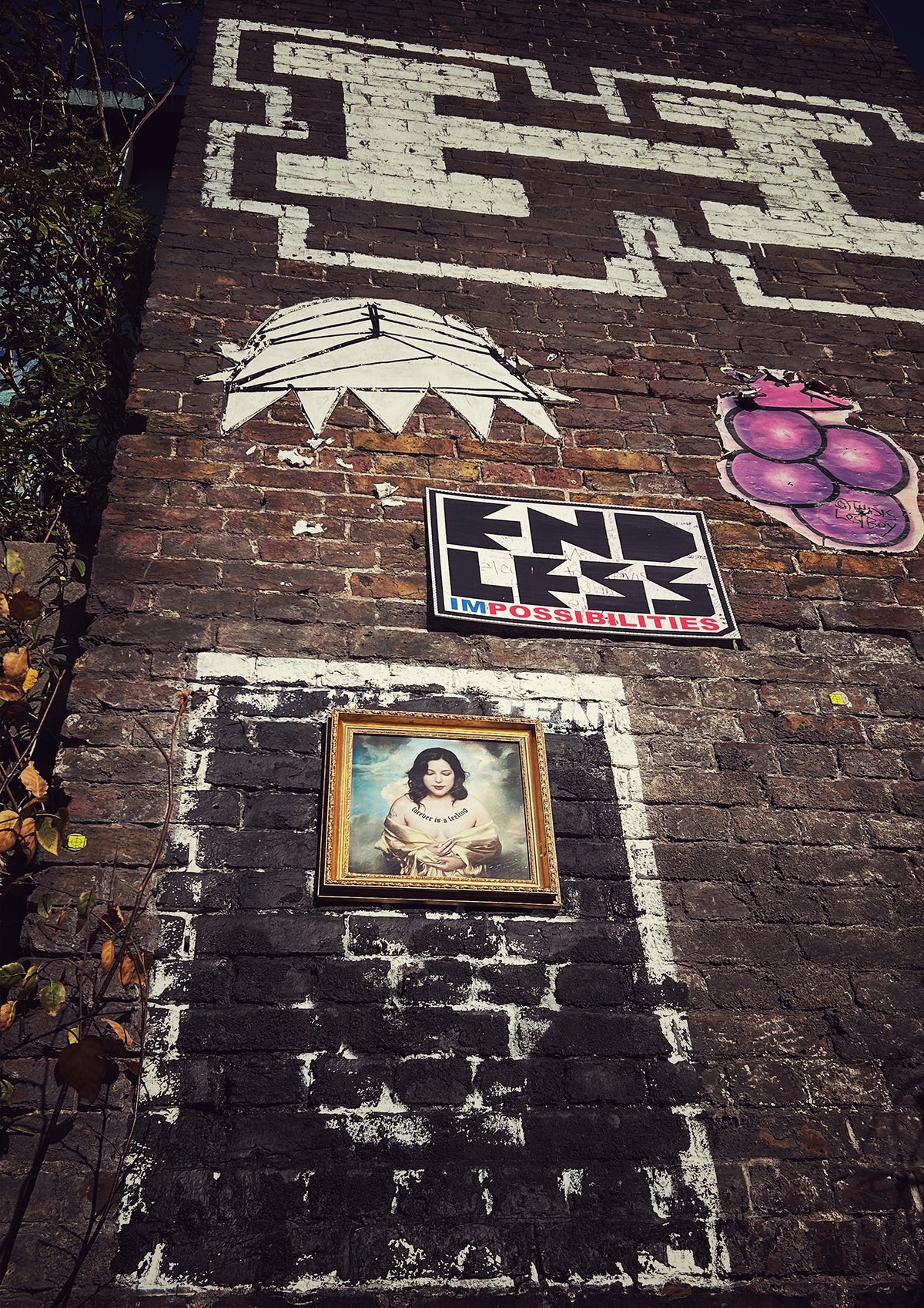 Lucy Dacus - Forever Is A Feeling Album Cover On Wall @ Camden Market - Print 01