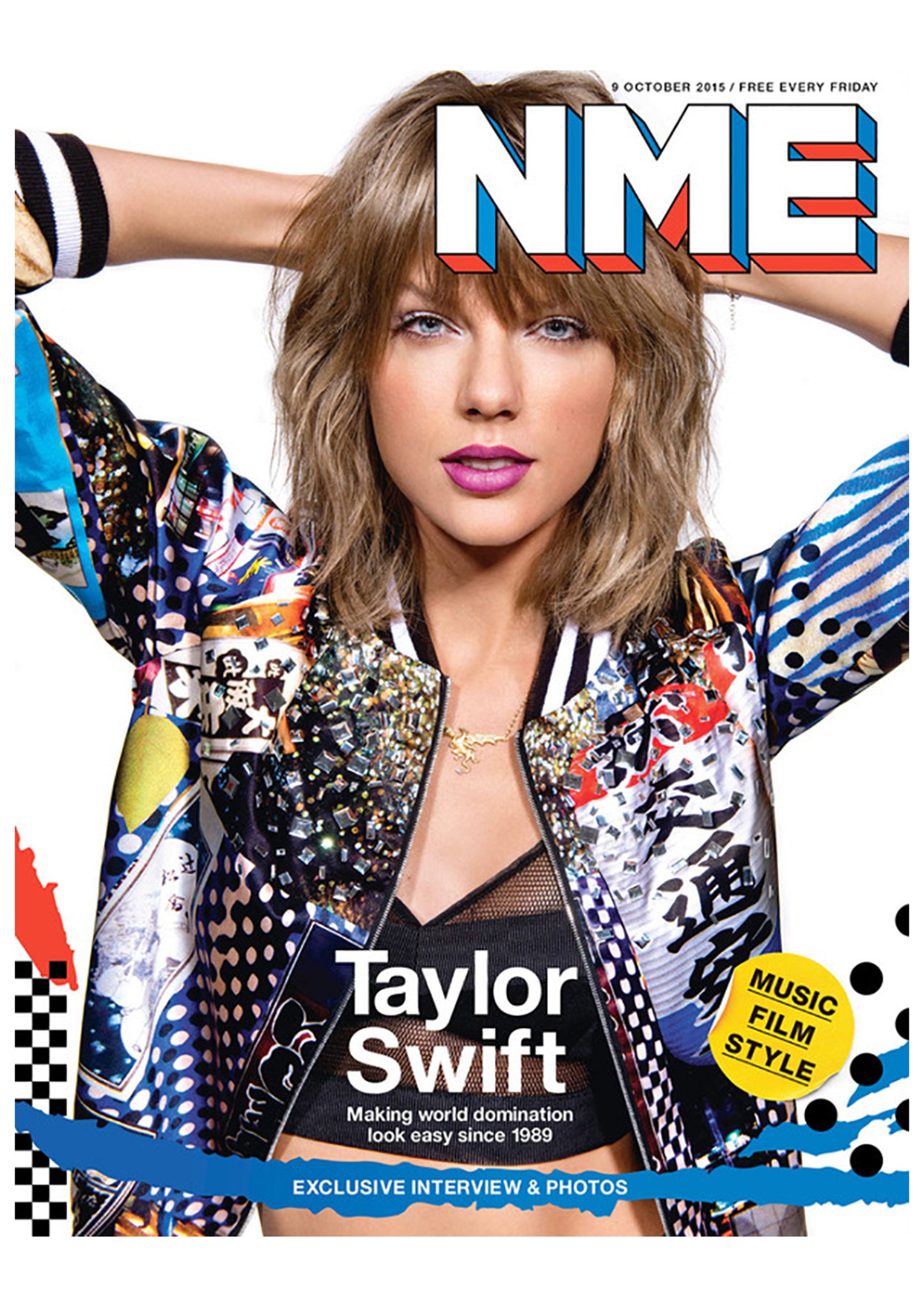 Taylor Swift - NME Magazine Cover Print - October 2015 (A4)