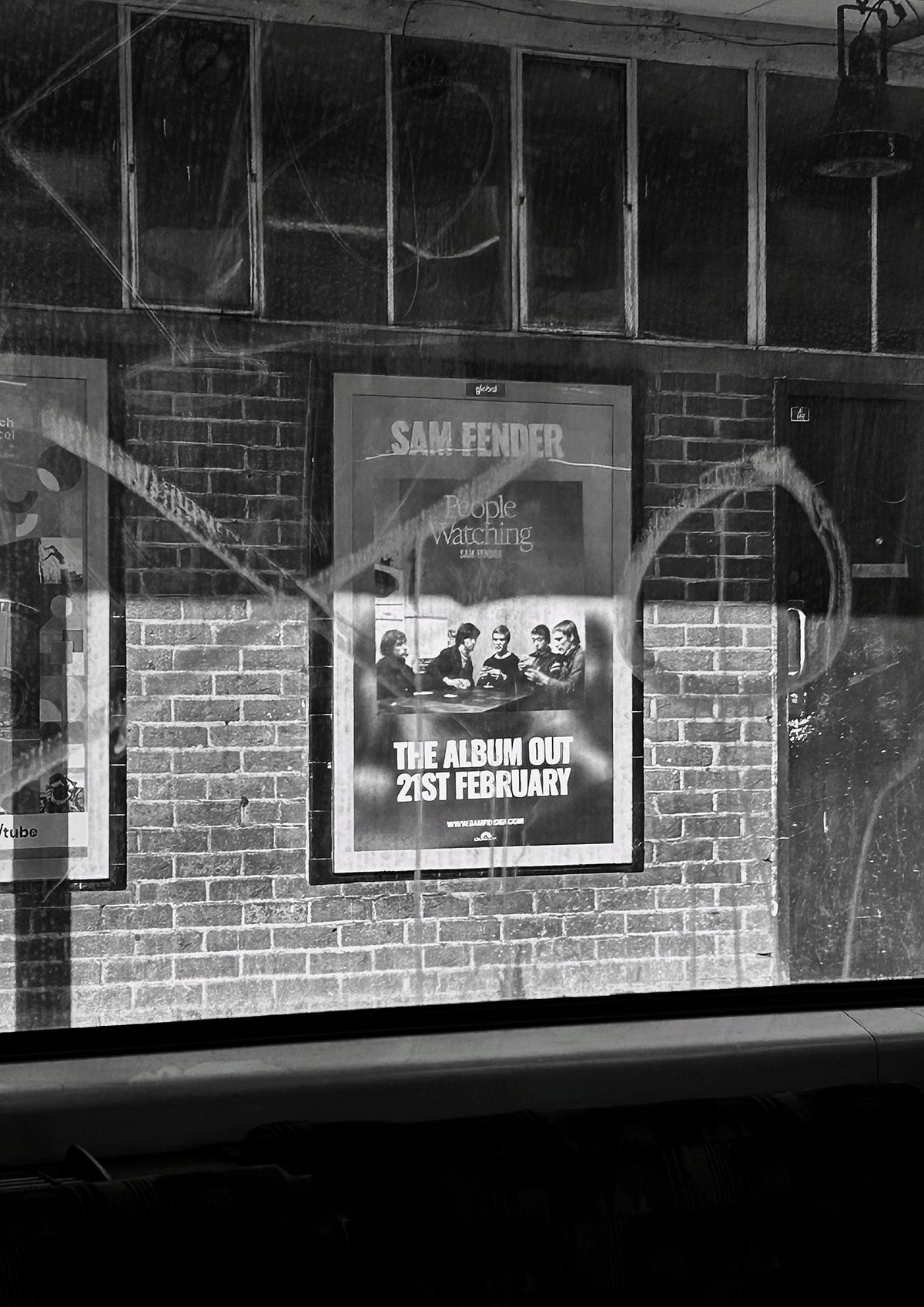 Sam Fender - People Watching Album Release Poster @ London Underground - Print