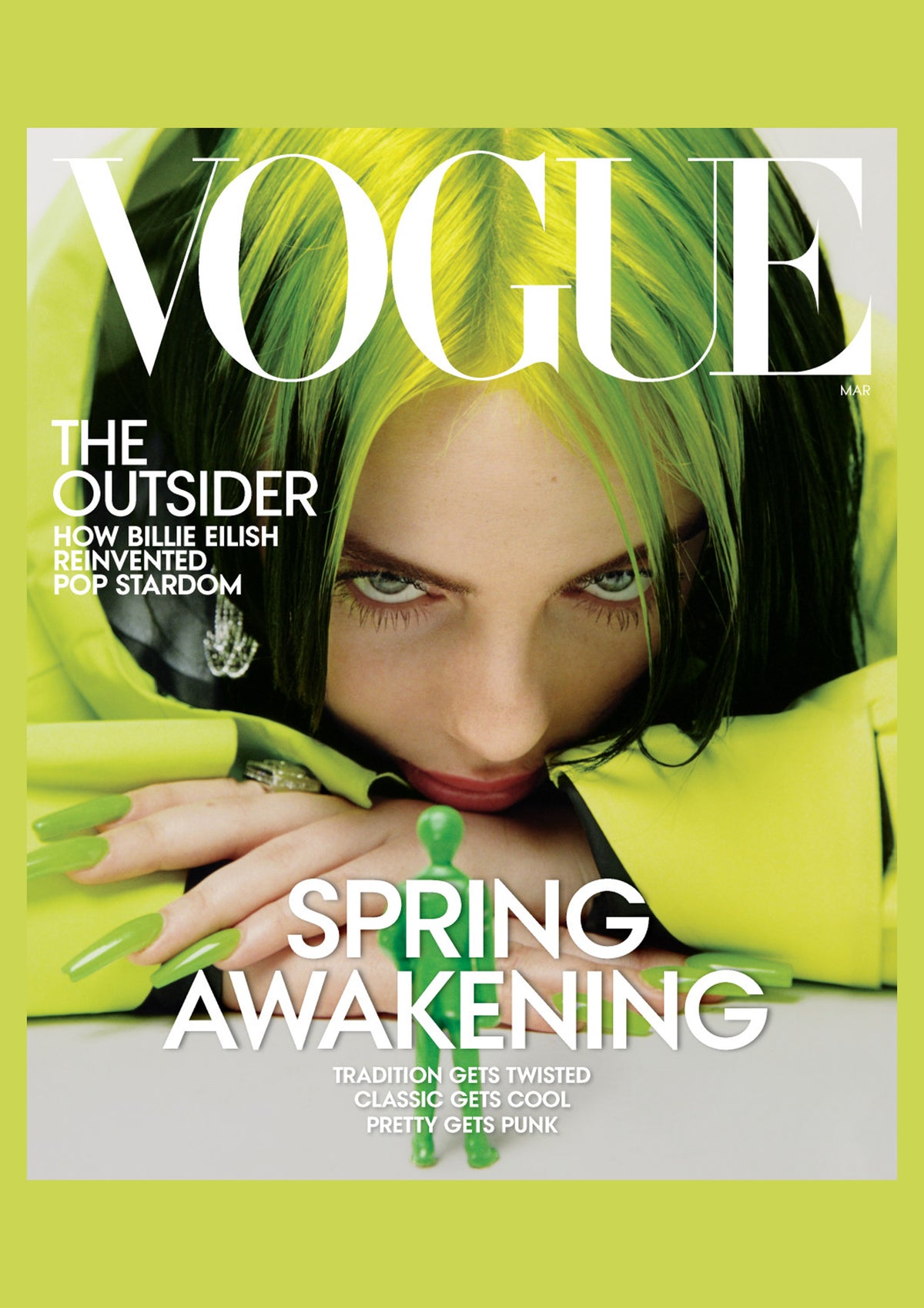 Billie Eilish - Vogue Magazine Cover Print - March 2020 01 (A4)