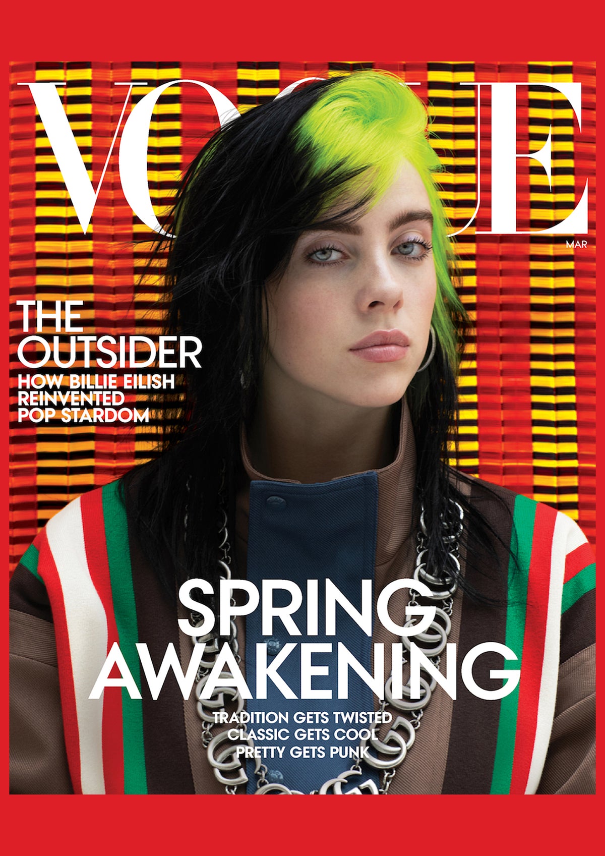 Billie Eilish - Vogue Magazine Cover Print - March 2020 02 (A4)
