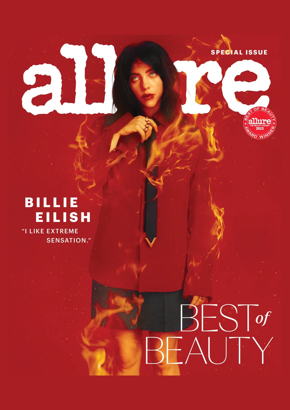 Billie Eilish - Allure Magazine Cover Print - October 2023 01 (A4)