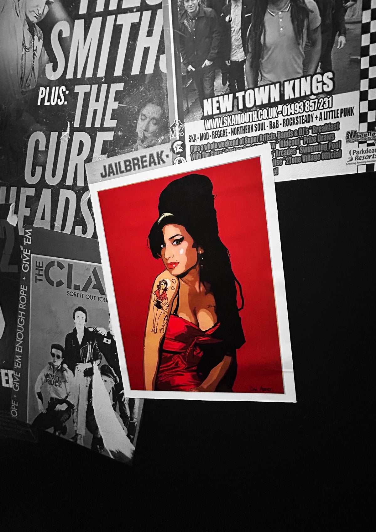Amy Winehouse - Poster Art @ Bucks Head Camden Town - Print