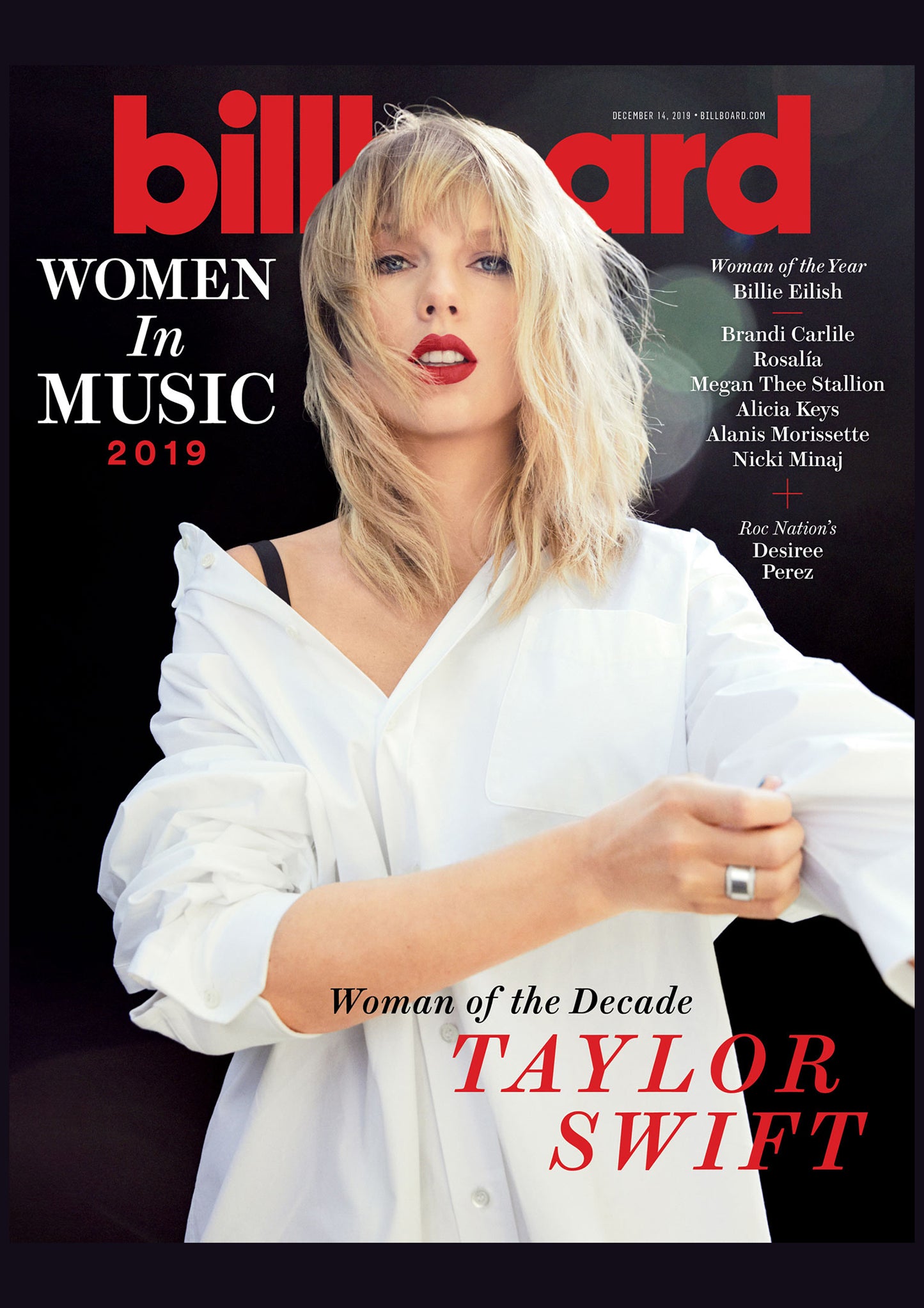 Taylor Swift - Billboard Magazine Cover Print - December 2019 (A4)
