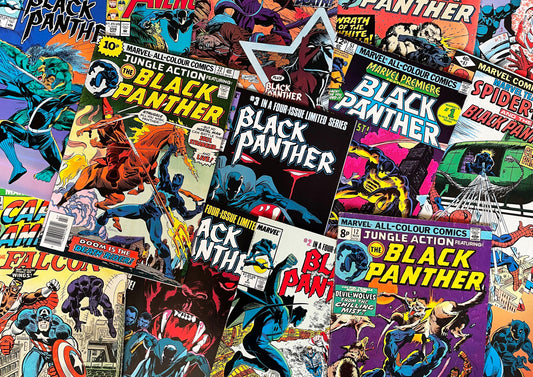 Black Panther Comics Collage - Exclusive Photographic Print