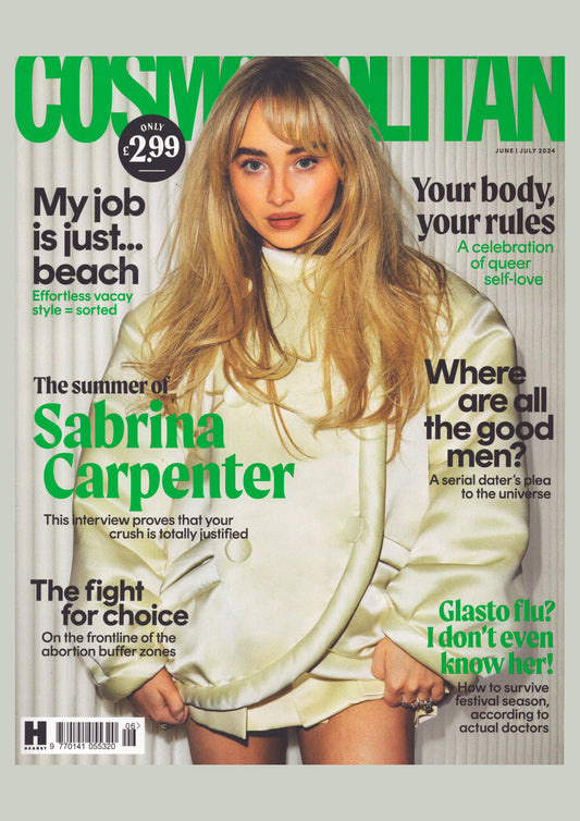 Sabrina Carpenter - Cosmopolitan Magazine Cover Print - June / July 2024 (A4)