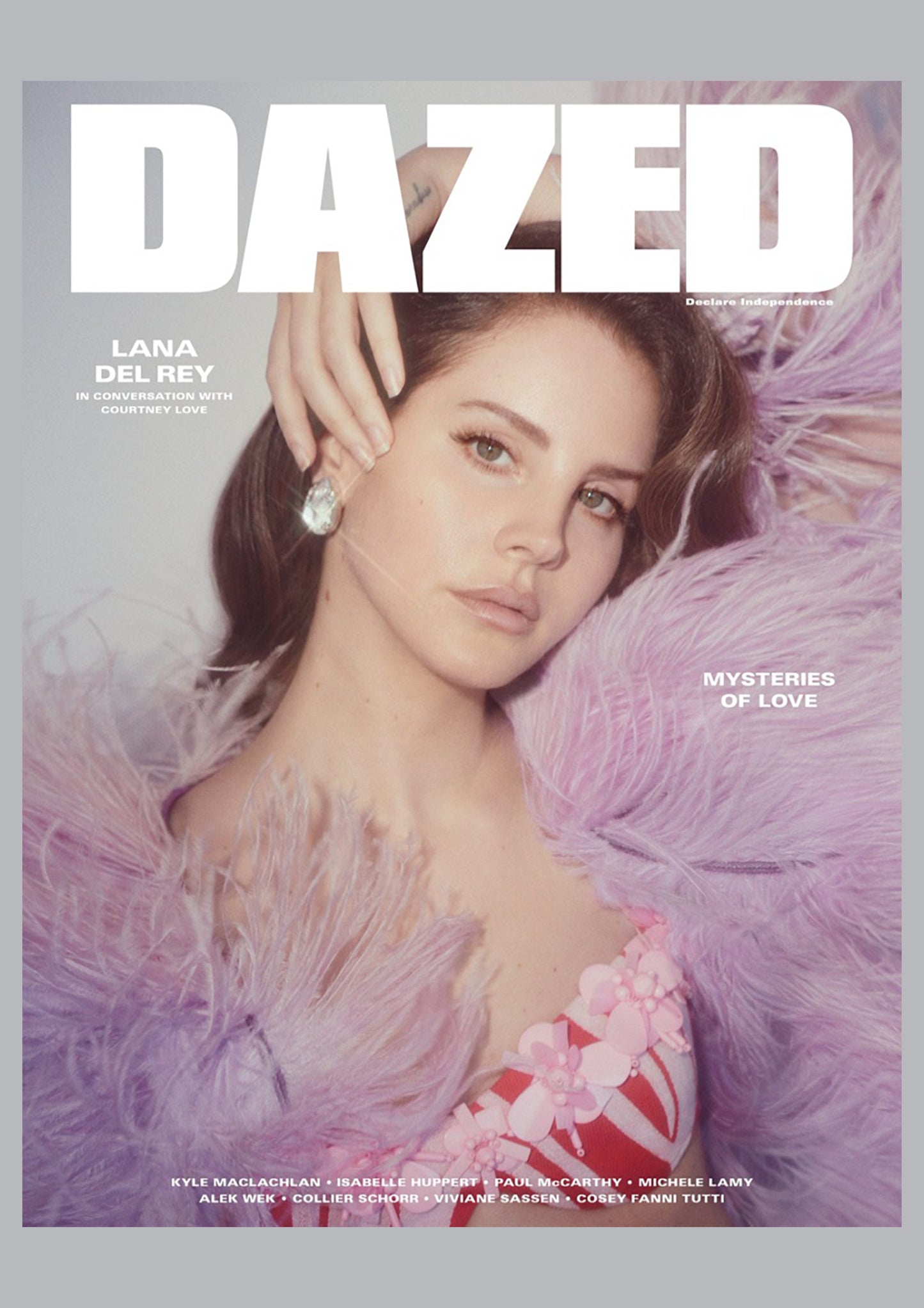 Lana Del Rey - Dazed Magazine Cover Print - April 2017 (A4)