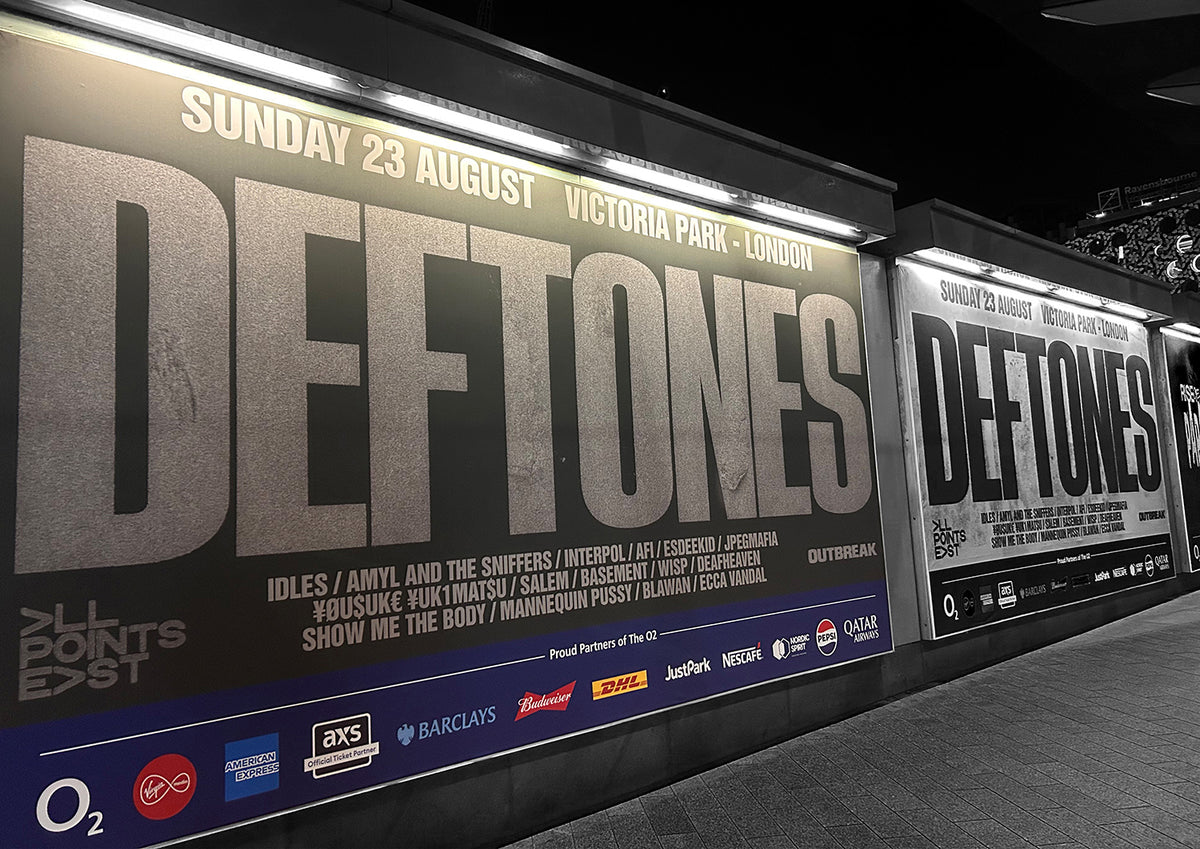 Deftones - All Points East Billboard Posters @ The O2 - Print
