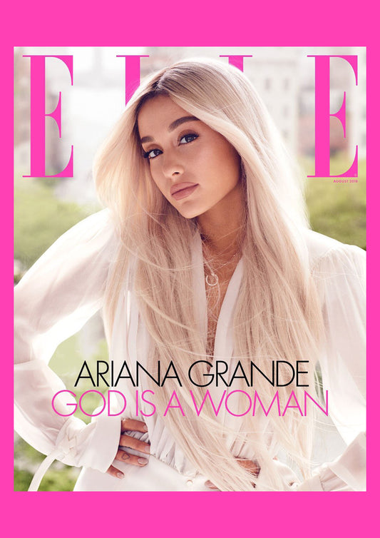 Ariana Grande - Elle Magazine Cover Print - August 2018 (A4)