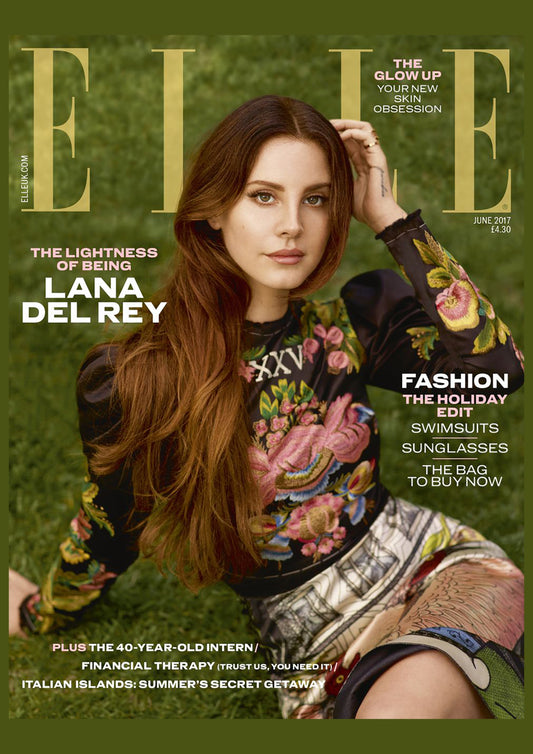 Lana Del Rey - Elle Magazine Cover Print - June 2017 (A4)