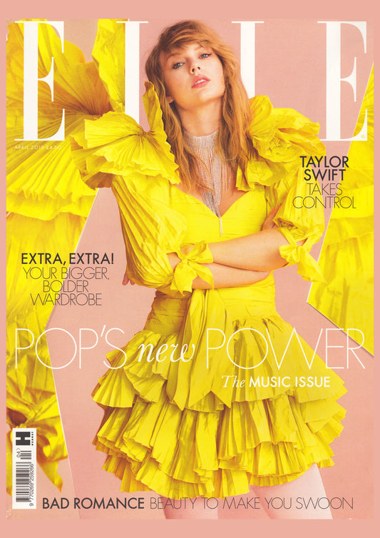 Taylor Swift - Elle Magazine Cover Print - April 2019 (A4)