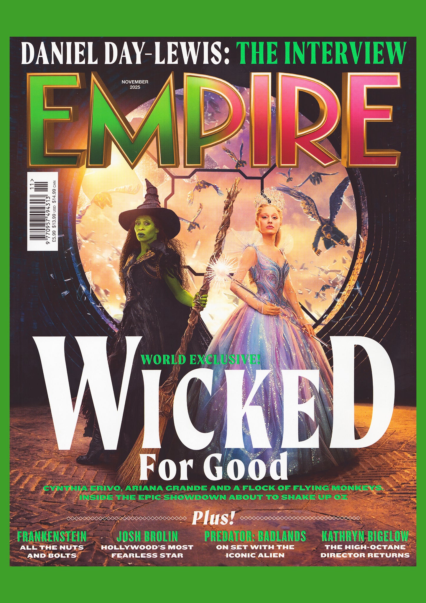 Ariana Grande & Cynthia Arivo - Empire Wicked For Good Magazine Cover Print - November 2025 (A4)