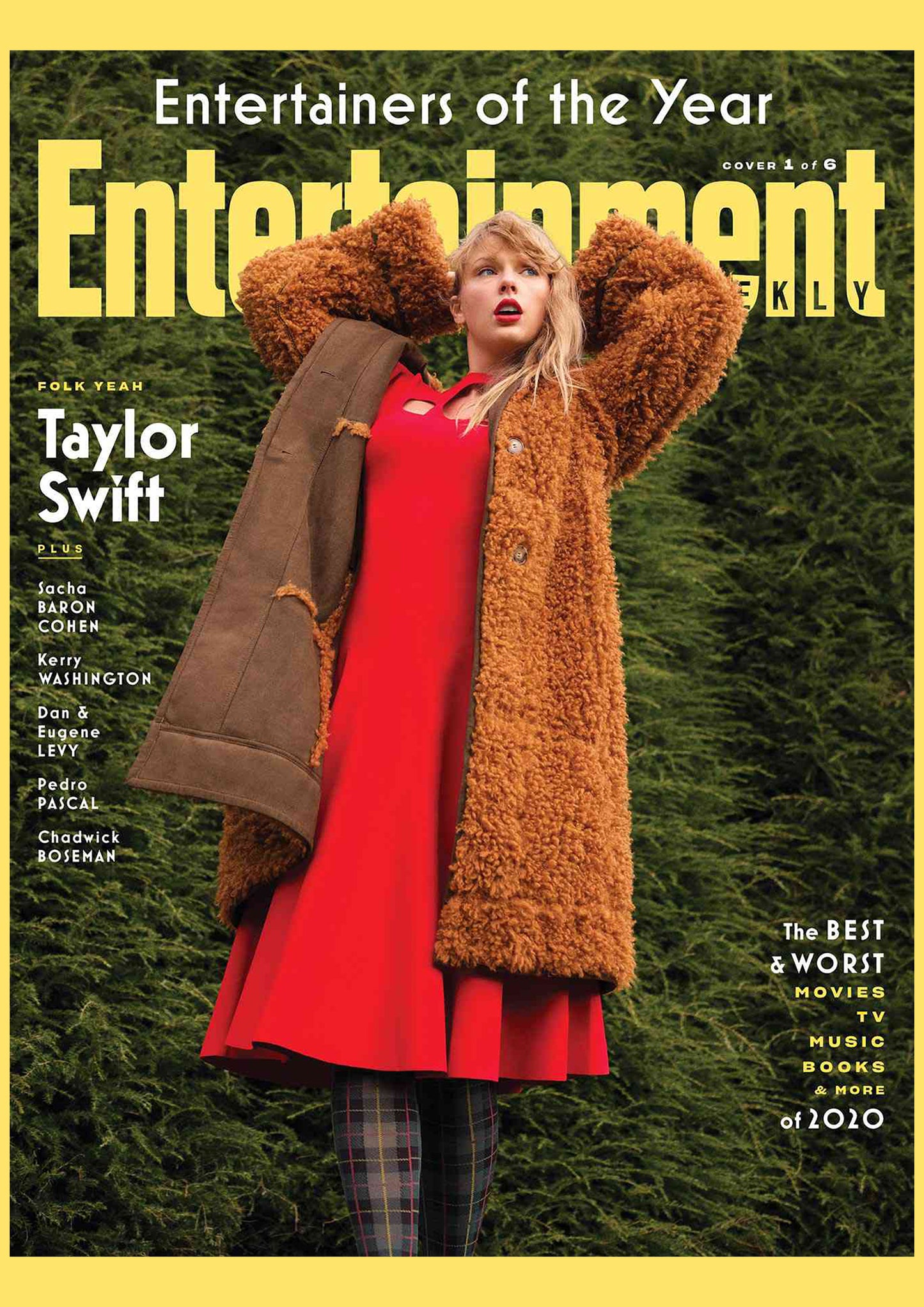 Taylor Swift - Entertainment Weekly Magazine Cover Print - December 2020 (A4)