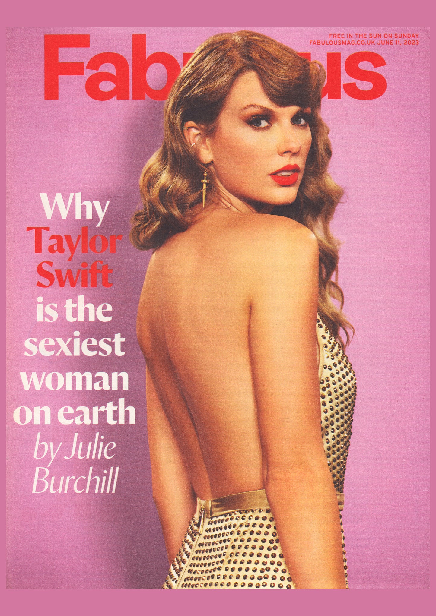 Taylor Swift - Fabulous Magazine Cover Print - June 2023 (A4)