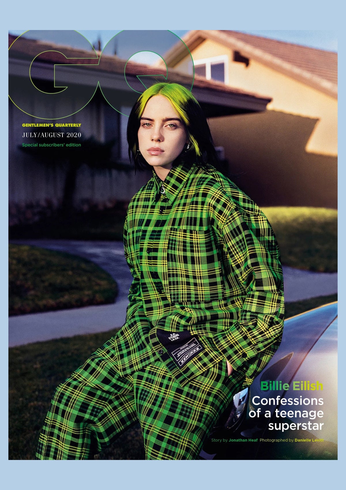 Billie Eilish - GQ Magazine Cover Print - July / August 2020 02 (A4)