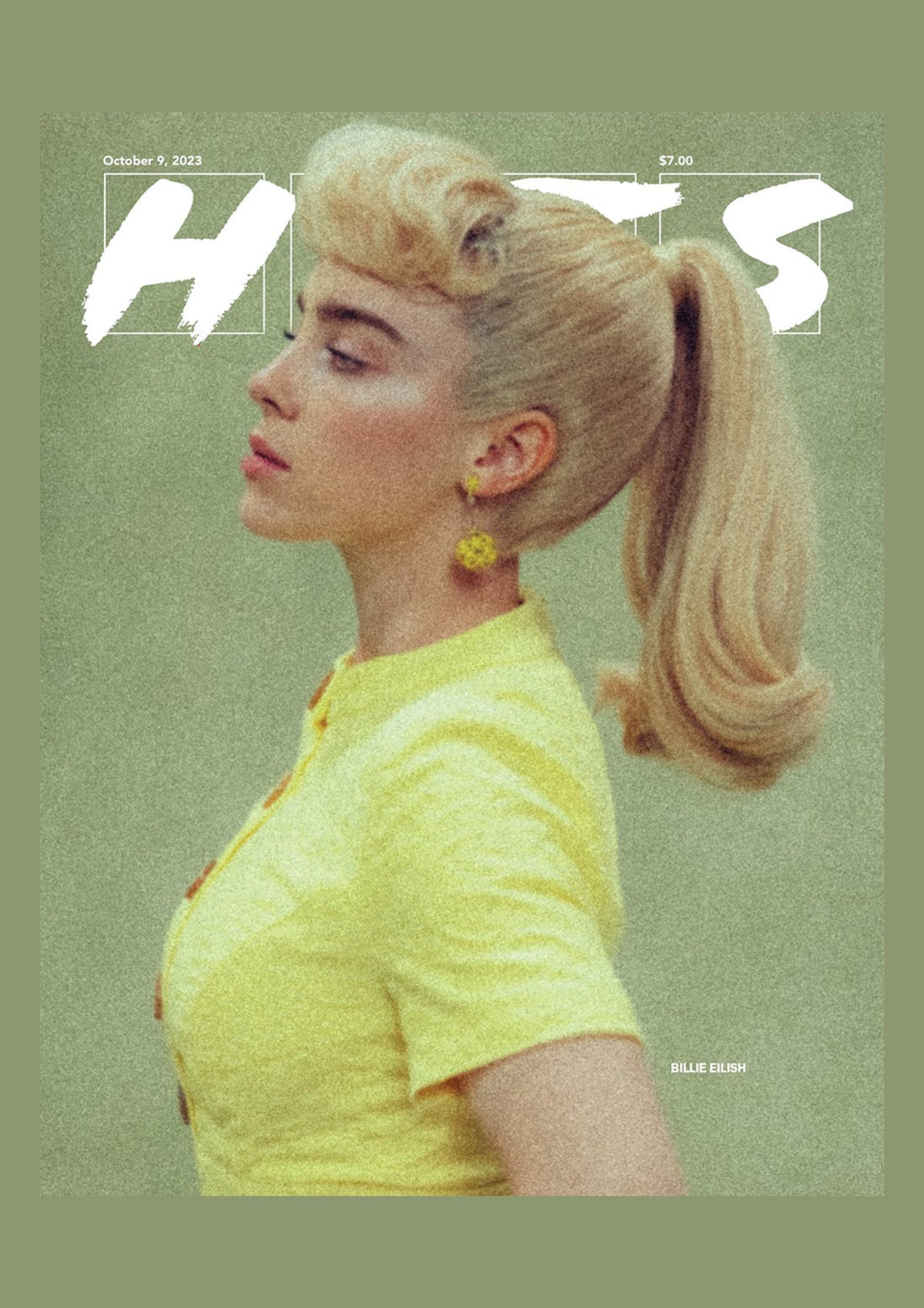 Billie Eilish - Hits Magazine Cover Print - October 2023 (A4)