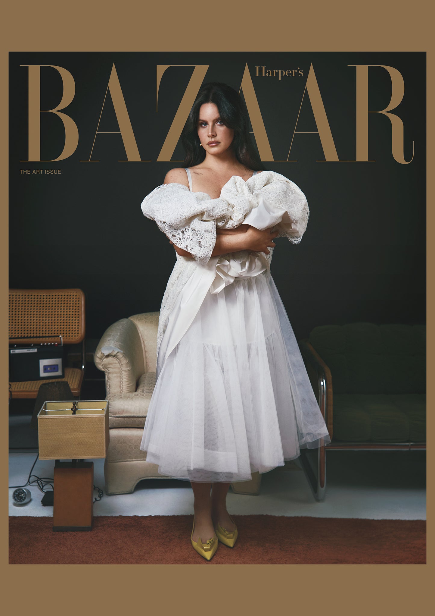 Lana Del Rey - Harper's Bazaar Magazine Cover Print - December 2023 / January 2024 (A4)