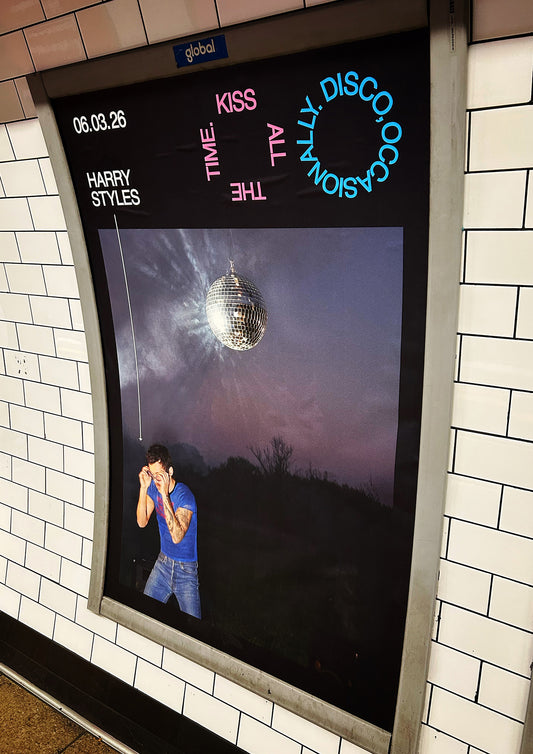 Harry Styles - Kiss All The Time, Disco Occasionally - Tube Poster - March 2026
