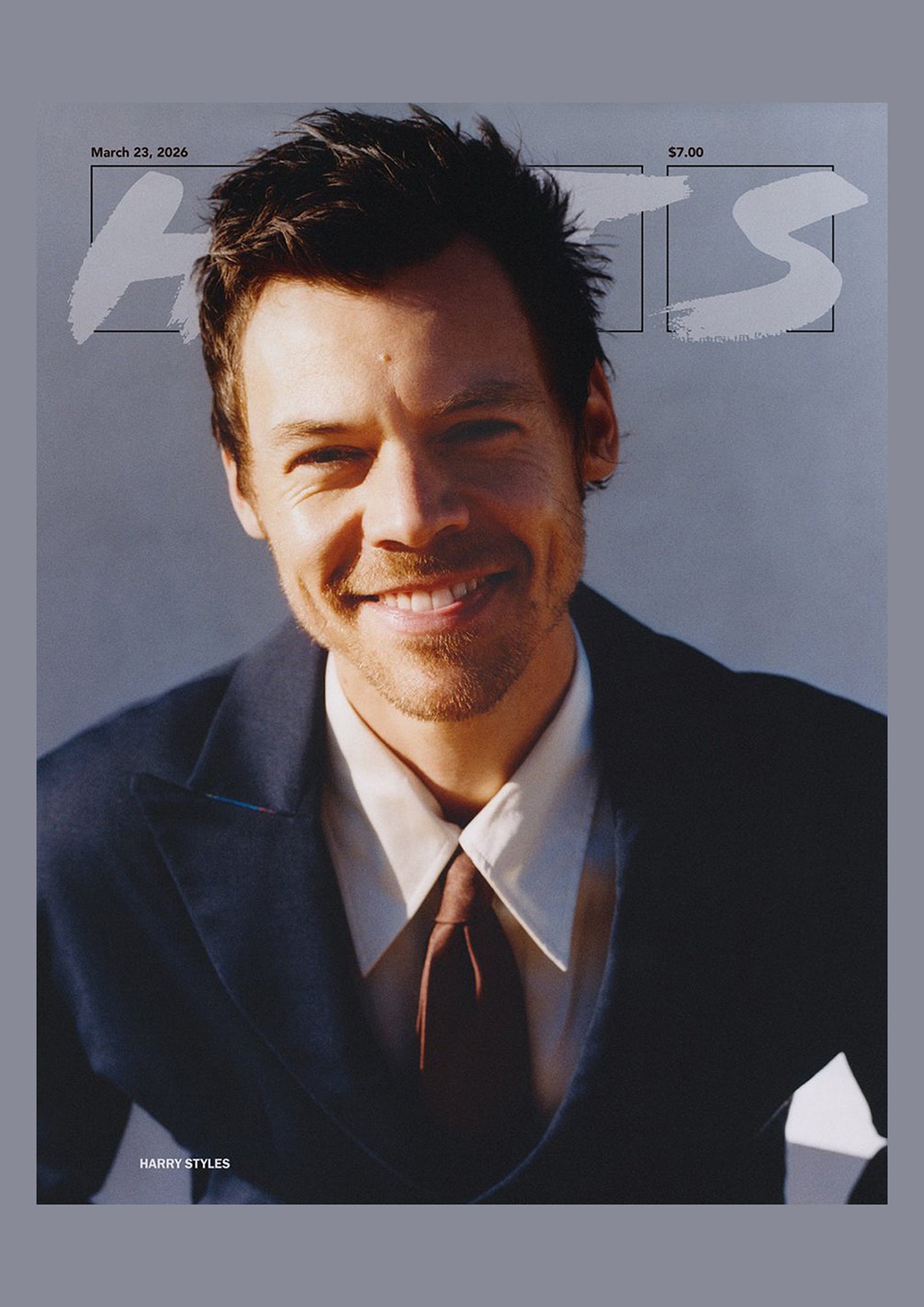 Harry Styles - Hits Magazine Cover Print - March 2026 (A4)
