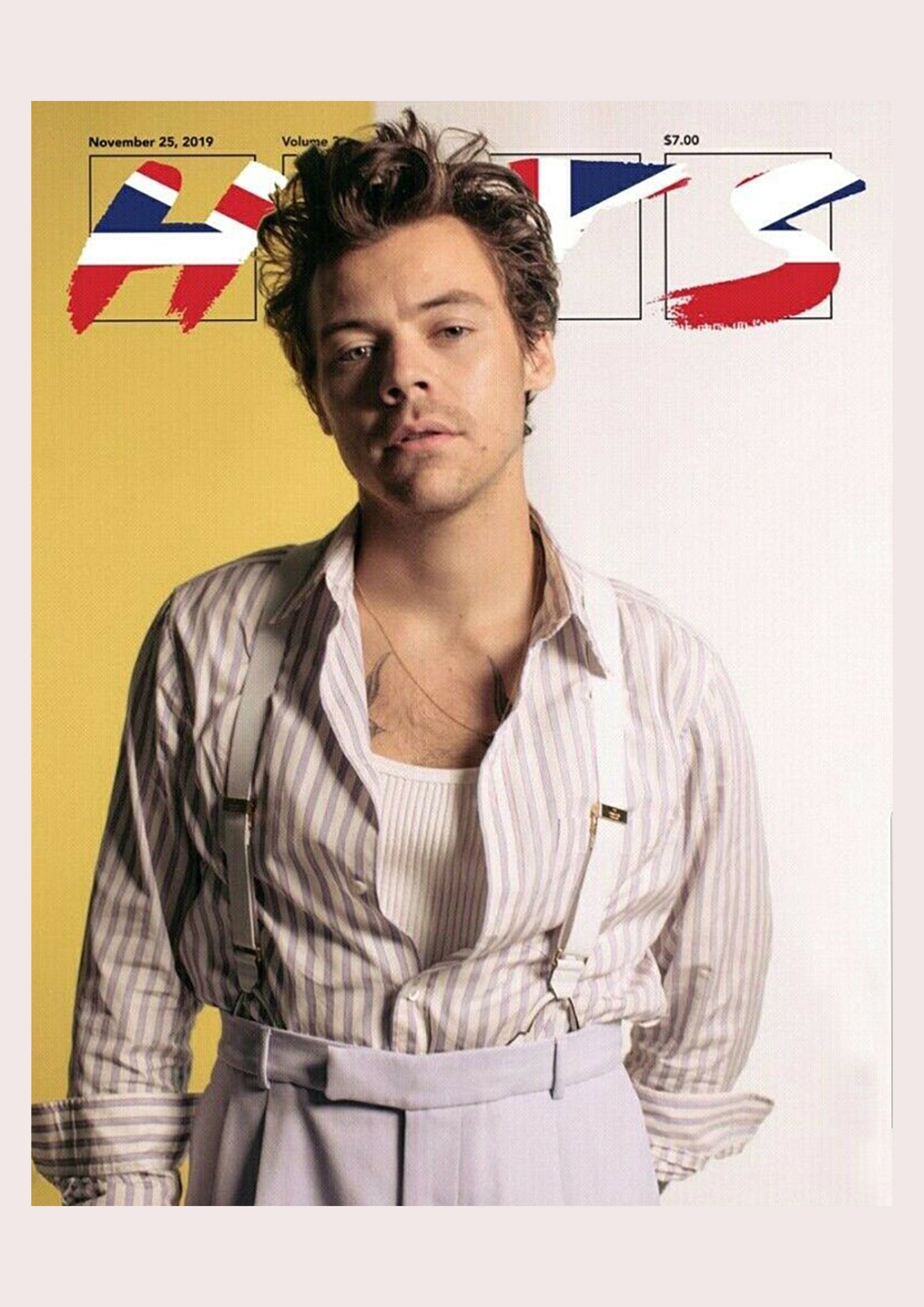 Harry Styles - Hits Magazine Cover Print - November 2019 (A4)