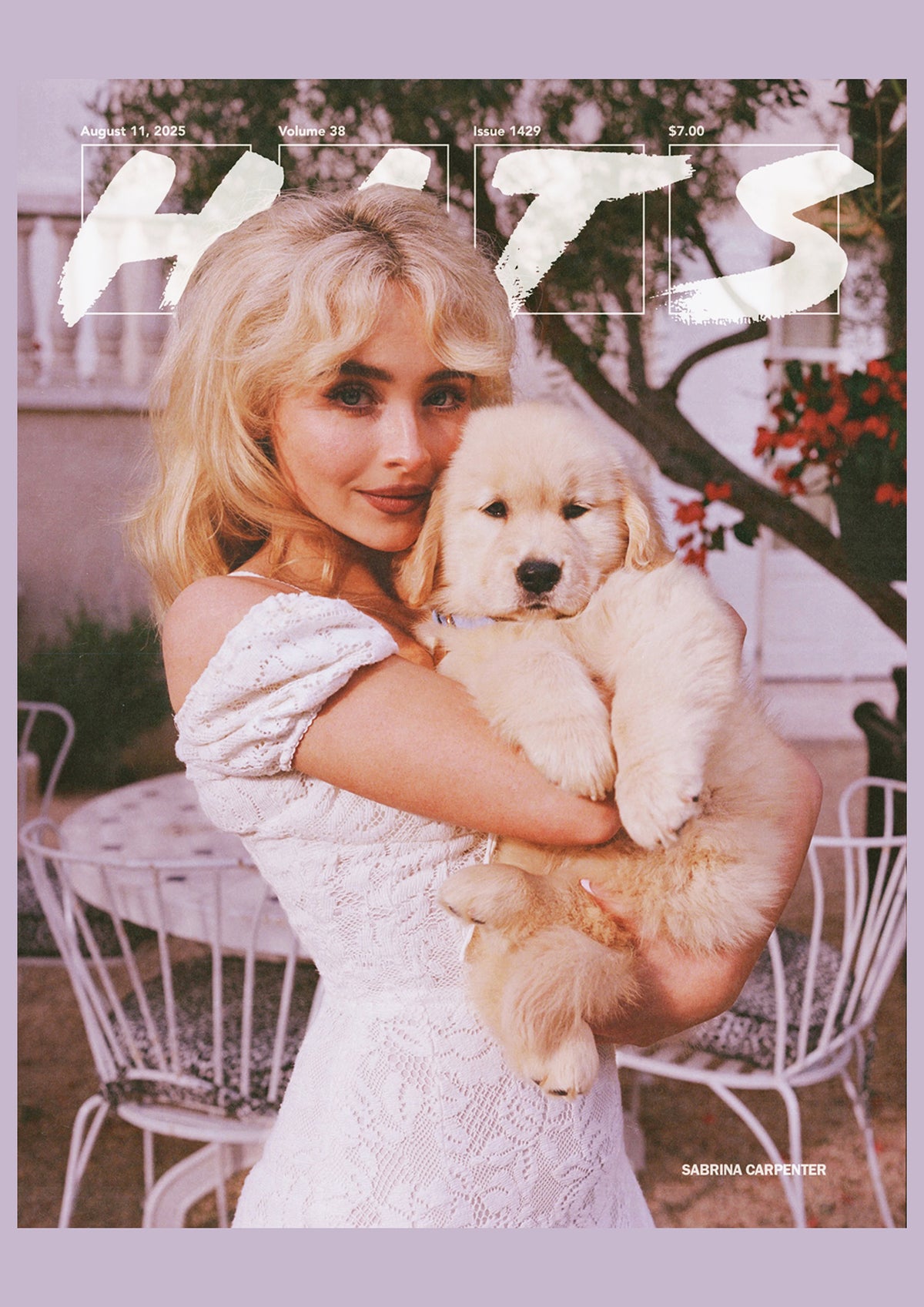 Sabrina Carpenter - Hits Magazine Cover Print - August 2025 (A4)