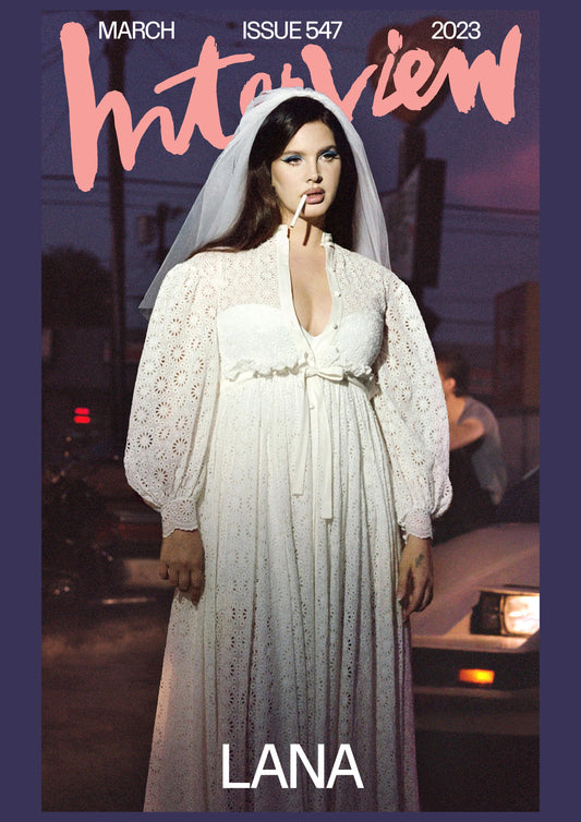 Lana Del Rey - Interview Magazine Cover Print - March 2023 (A4)
