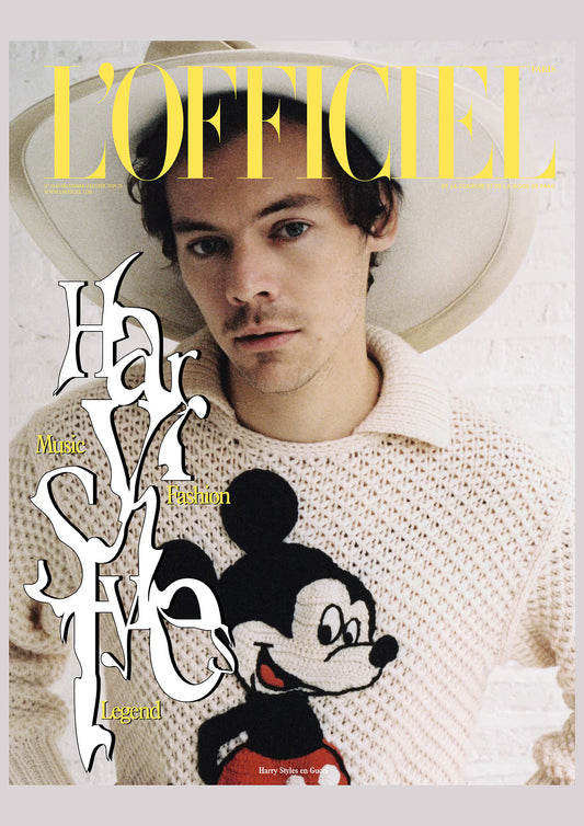 Harry Styles - L'Officiel Magazine Cover Print - December 2019 / January 2020 (A4)