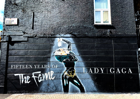 Lady Gaga - Fifteen Years Of The Fame Street Art @ Camden Town - Print 01