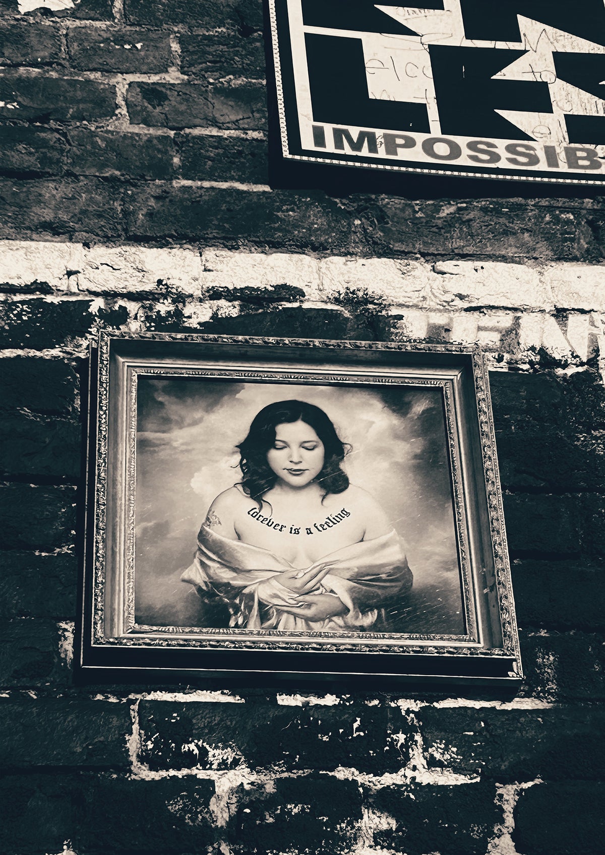 Lucy Dacus - Forever Is A Feeling Album Cover On Wall @ Camden Market - Print 02