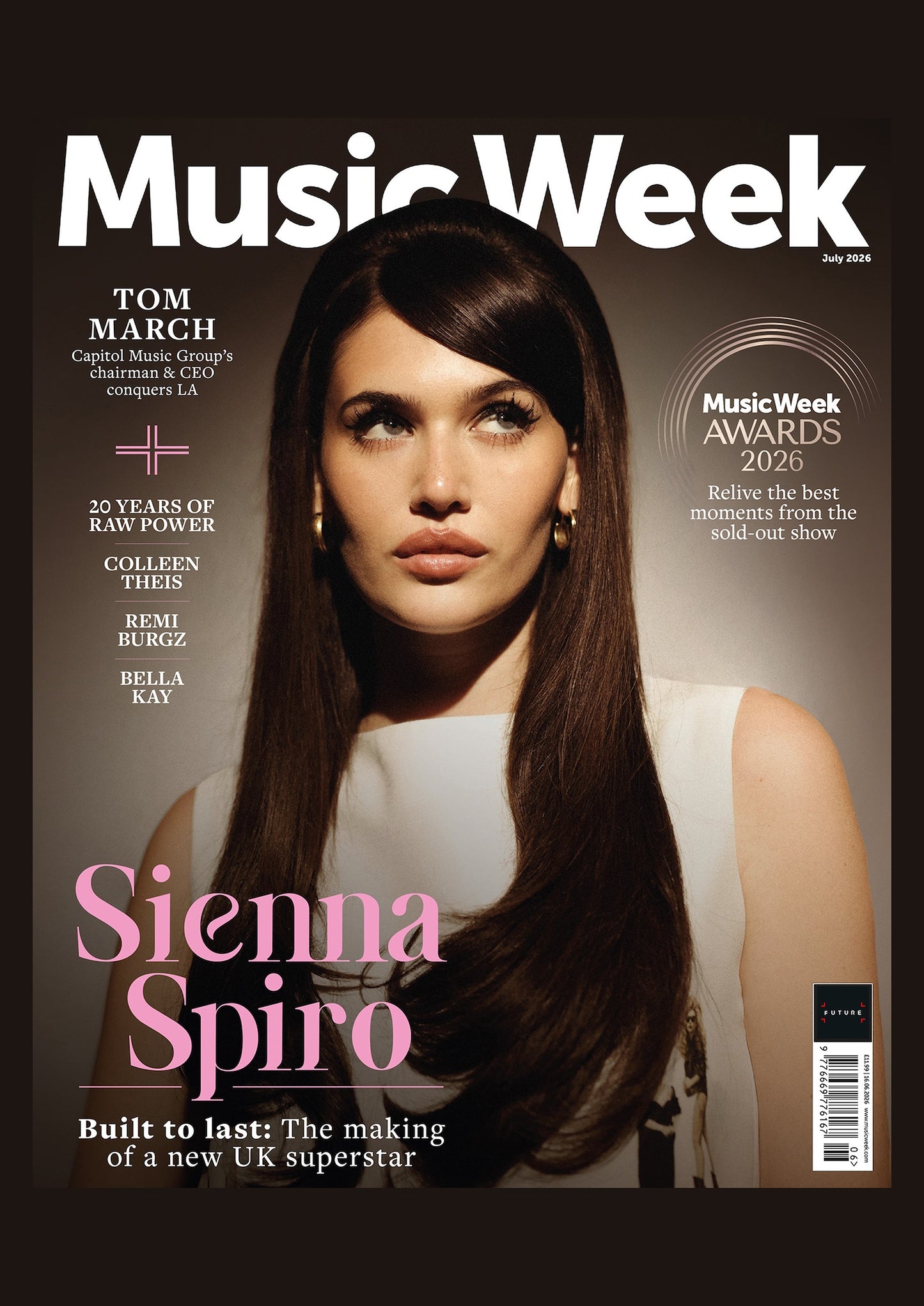 Sienna Spiro - Music Week Magazine Cover Print - July 2026 (A4)