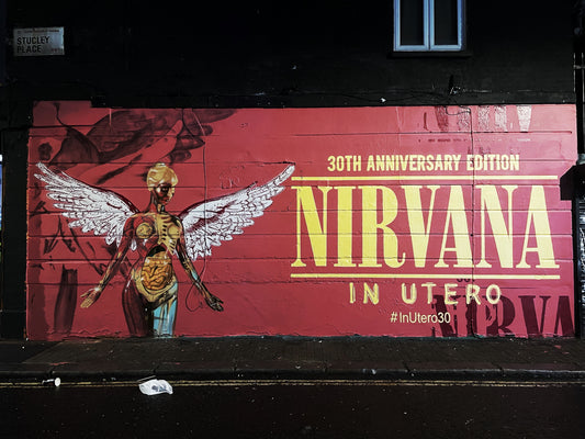 Nirvana - In Utero Anniversary Street Art @ Camden Town - Print