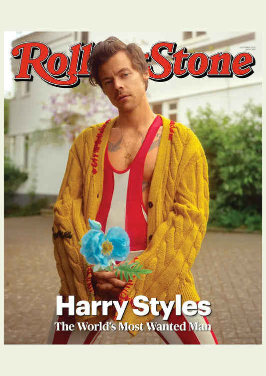 Harry Styles - Rolling Stone Magazine Cover Print - September 2022 (A4)