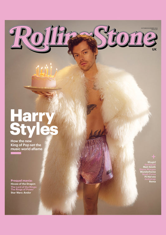 Harry Styles - Rolling Stone Magazine Cover Print - October/November 2022 (A4)
