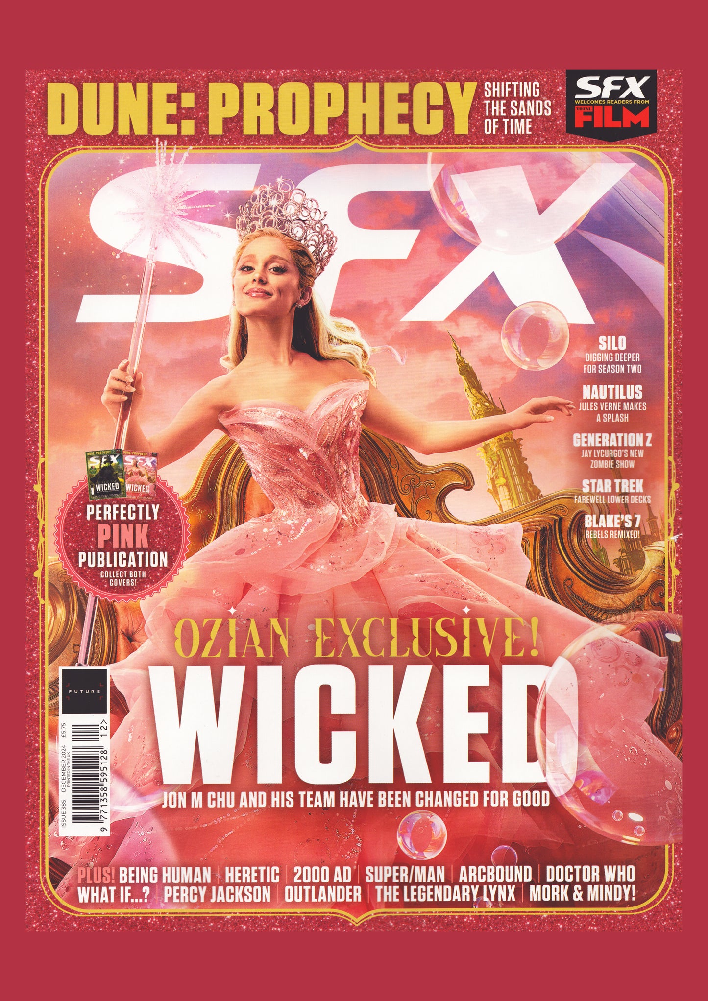 Ariana Grande - SFX Wicked Magazine Cover Print - December 2024 (A4)