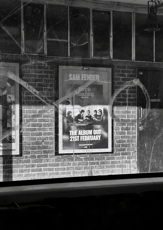 Sam Fender - People Watching Album Release Poster @ London Underground - Print