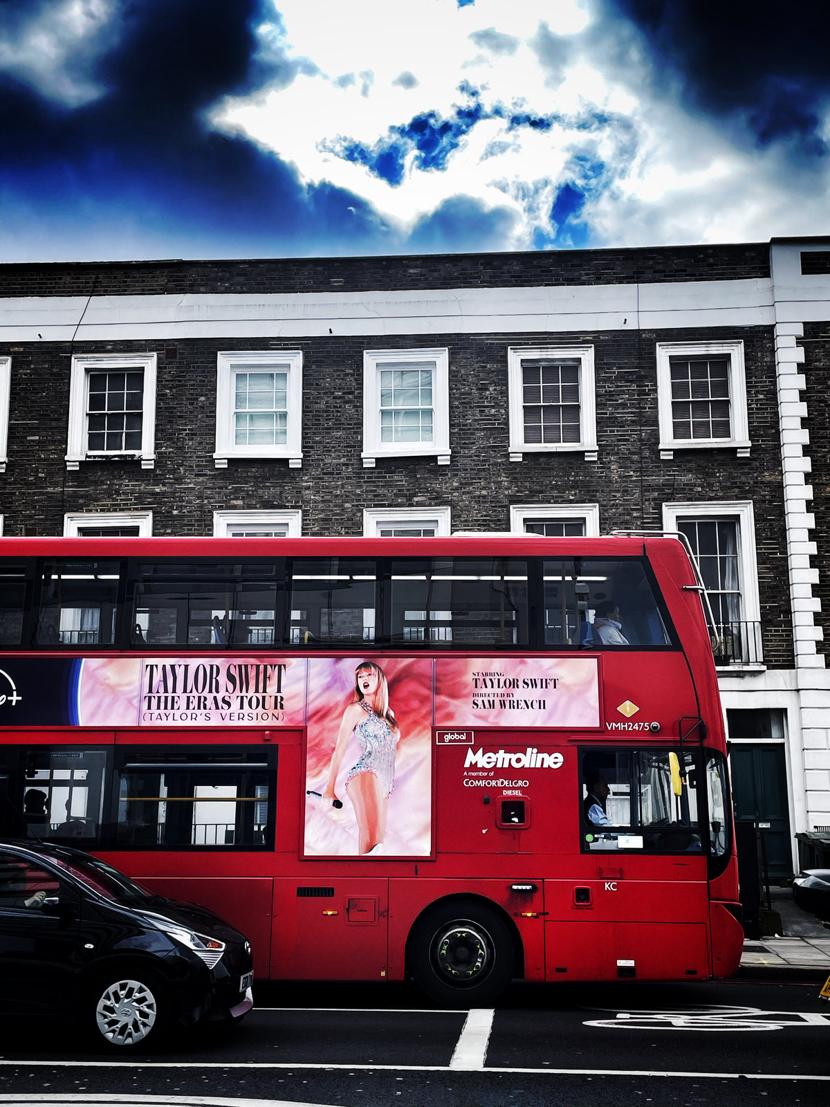 Taylor Swift - Eras Tour Poster On London Bus @ Camden Town - Print