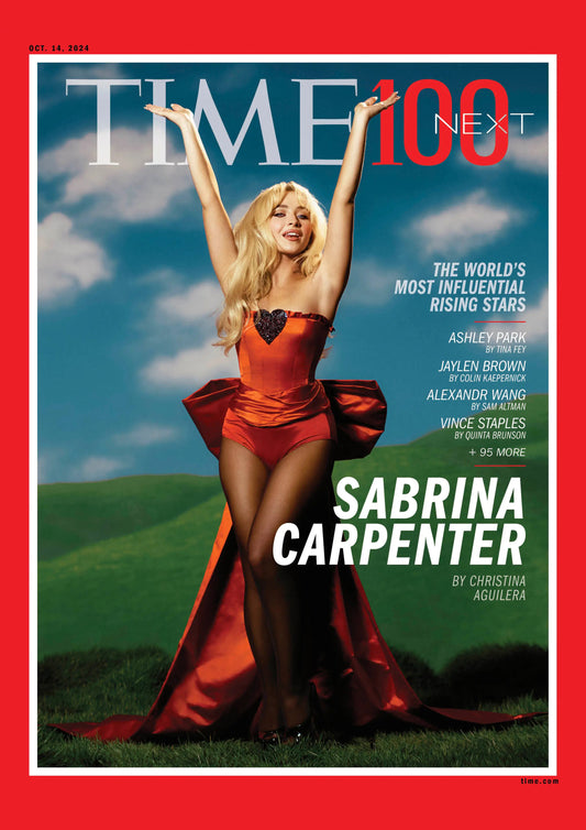 Sabrina Carpenter - Time Magazine Cover Print - October 2024 (A4)