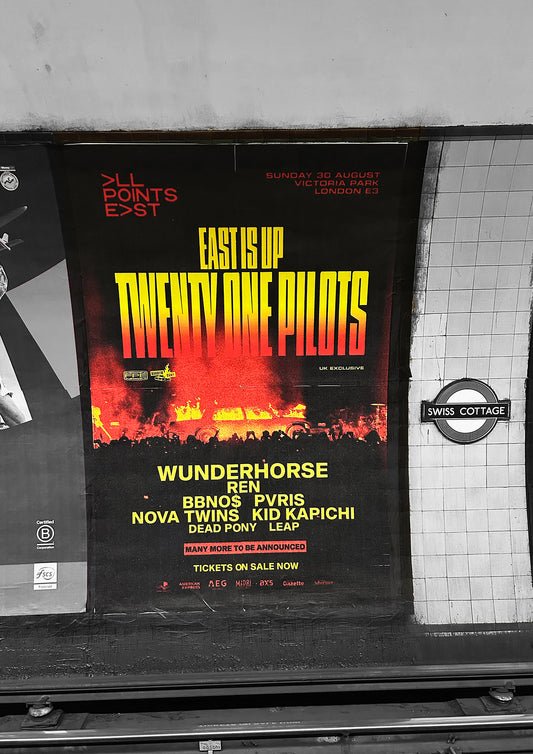 Twenty One Pilots - All Points East Poster @ Swiss Cottage - Print
