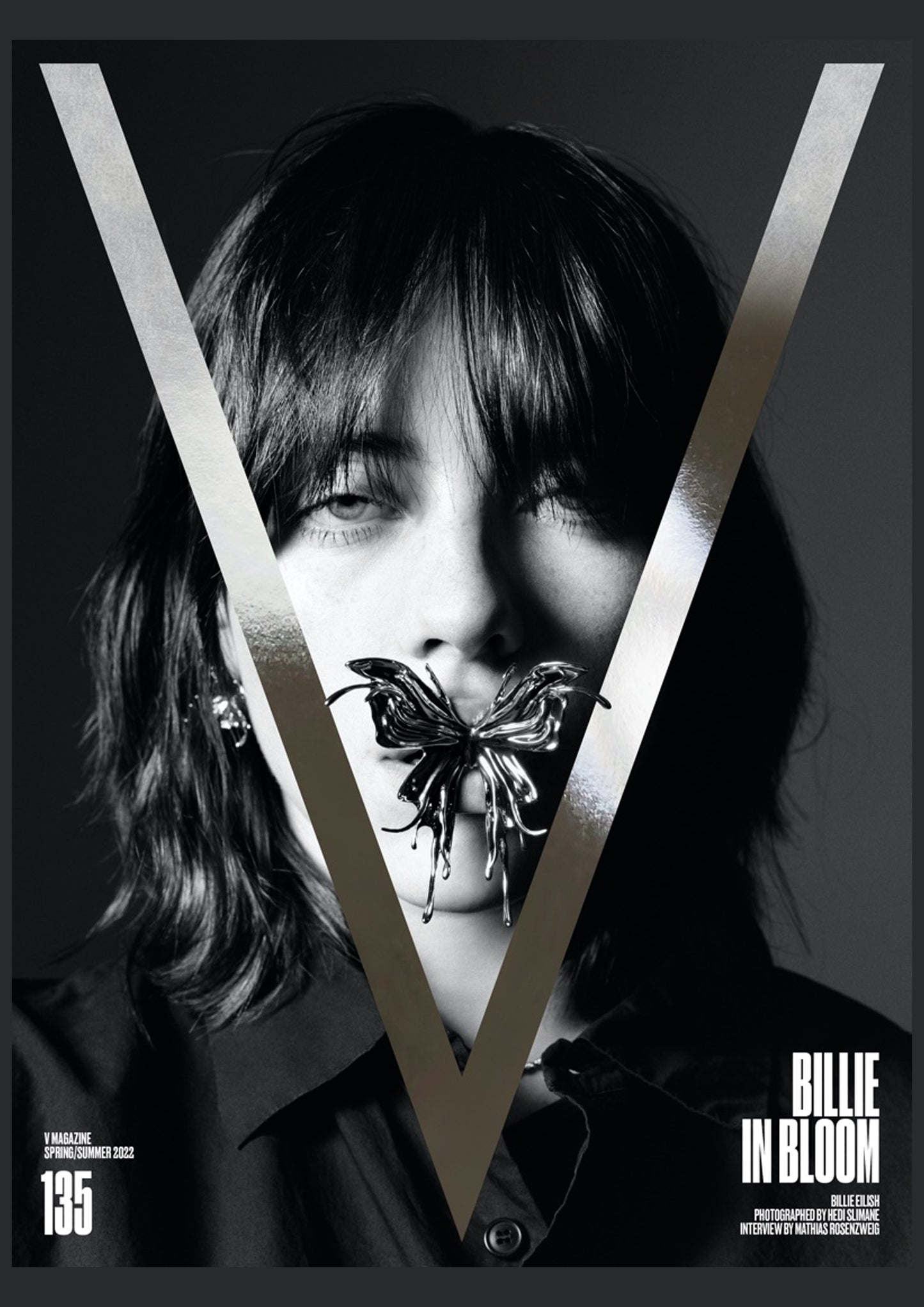 Billie Eilish - V Magazine Cover Print - Spring / Summer 2022 (A4)